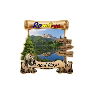 Lacul rosu, romania, magnet papirus, model mgs 211